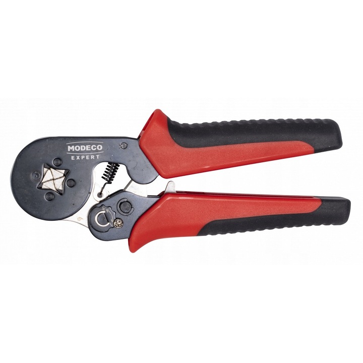 Cleste pentru papuci tubulari izolati Modeco, lungime 175mm, 0.25-6mm2, maner ergonomic