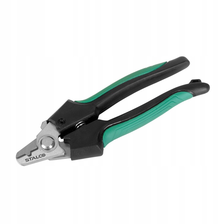 Rézcsővágó fogó 180mm, átmérő 1-3mm, Stalco, bi-anyag markolat, profilált penge