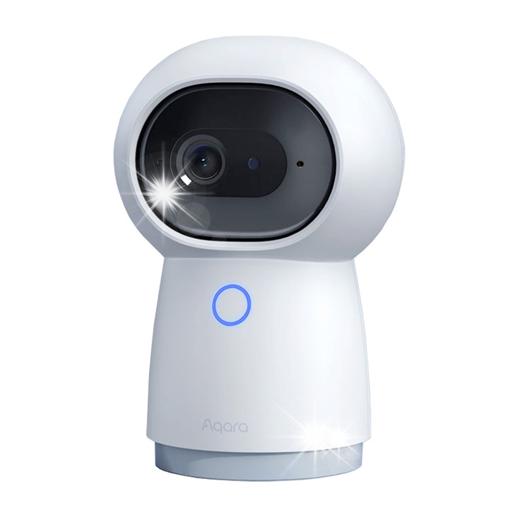 Camera de supraveghere Aqara, model CH-H03, 2K, 360°, Wi-Fi, 123,4x85,1x67,8mm