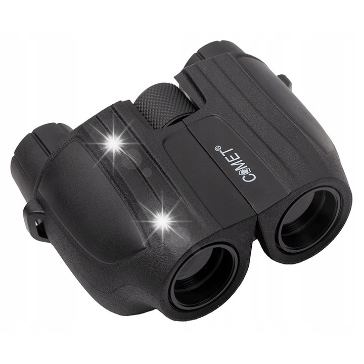 Компактен монокъл Comet LR-082B, 10x, 21мм, черен, пълен комплект