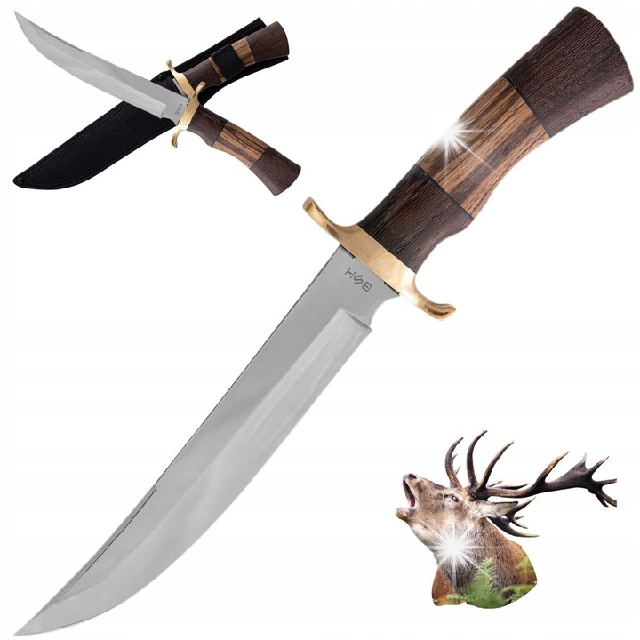 Cutit tactic BSH Adventure, model de supravietuire, cu etui