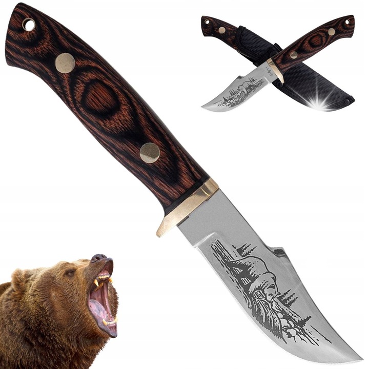 Cutit BSH ADVENTURE FINKA, 30x10cm, pentru supravietuire, turism, camping