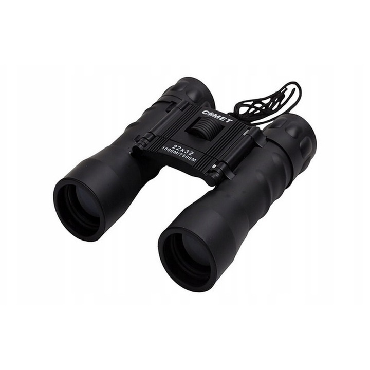 Бинокъл Comet 22x32, черен, компактен, с диоптрична корекция