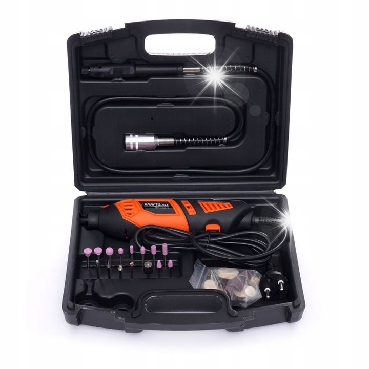 Мини полирмашина Kraft&Dele 270W, 8000-35000 об/мин, 230V