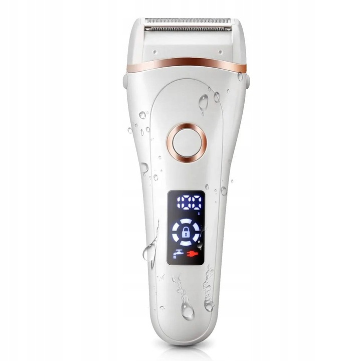 Maszynka de epilat, Minexo, alb, 3 in 1, USB, impermeabila IP67