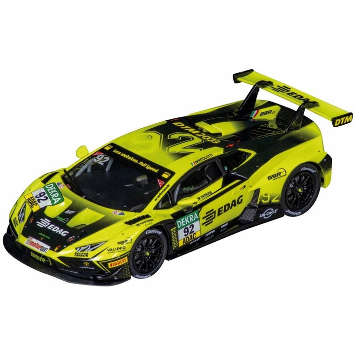 Masinuta Carrera EVOLUTION Lamborghini Huracan GT3 Evo2 SSR Performance 1:32, lumini fata-spate, detaliu fidel