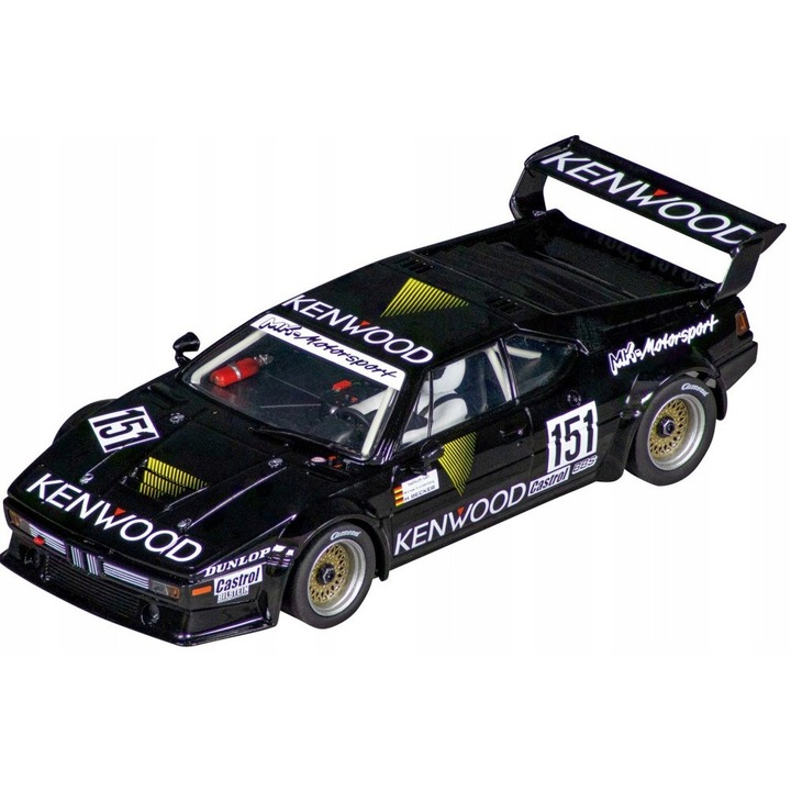 Masinuță Carrera Evolution BMW M1 Procar 1:32, lumini funcționale, licențiată, multicolor