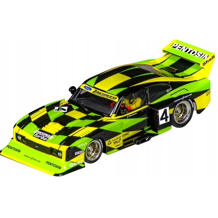 Masinuta Carrera Digital 124 Ford Capri Zakspeed Turbo, scara 1:24, efecte luminoase, control telecomanda
