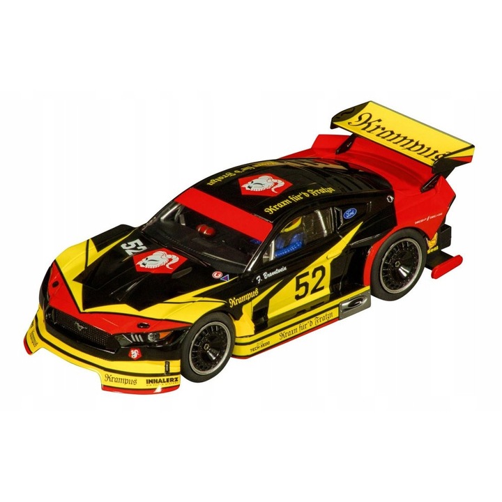 Masina de jucărie Carrera Ford Mustang GTY No.52, DIGITAL 132, cu lumini, scară 1:32