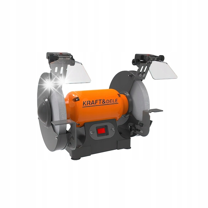 Настолен шлайф 1800W, Kraft&Dele KD566, 2x 150x12,7 мм, 2980 об./мин, за шлайфане и заточване