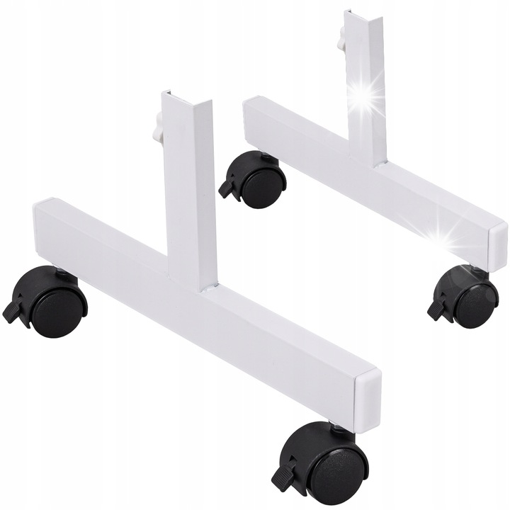 Set roti metalice pentru radiator, Cronos Heaters, Alb/Negru