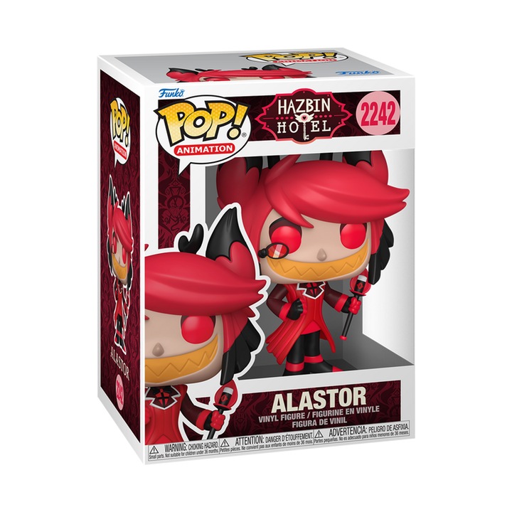 Figurina de animație - Hazbin Hotel POP! Alastor 9 cm #2242