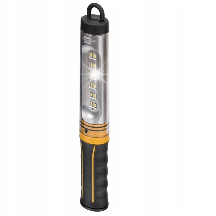 Lampa de lucru LED Brennenstuhl WL 500 A, 520lm, IP54, 3 moduri, 30x4.4x3.5cm