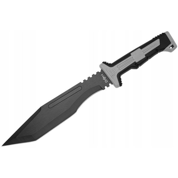 Cutit tactic BSH ADVENTURE N-321C, tip tanto, lama din inox, 390mm, cu husa din cordura