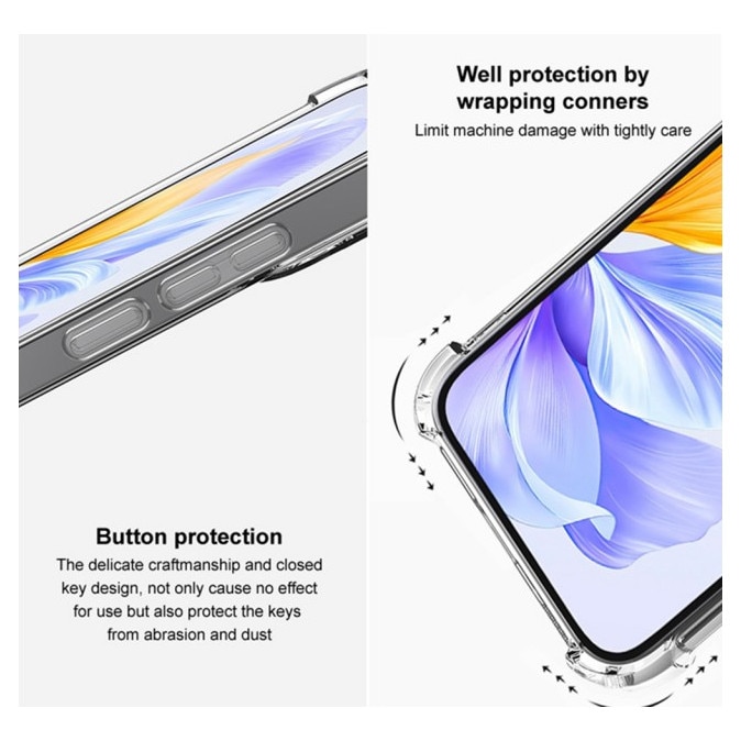 Husa Upzz® Shock Armor Compatibila Cu Samsung Galaxy A16, Protectie Sporita, Design Premium, Silicon, Transparenta