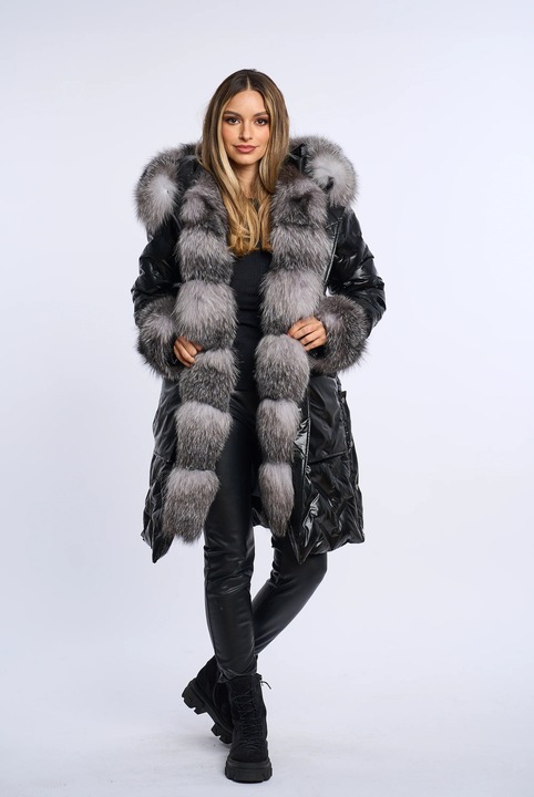Parka de vulpe, Alb