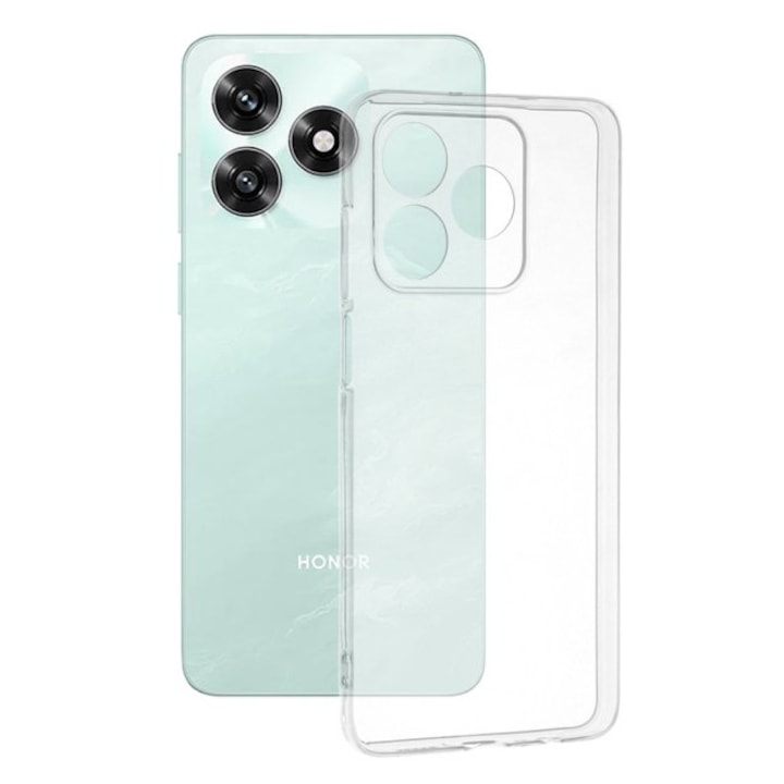 Husa Upzz® Compatibila Cu Honor X5c Plus, Slim, Pastreaza Aspectul Original, Protectie La Camere, Transparenta