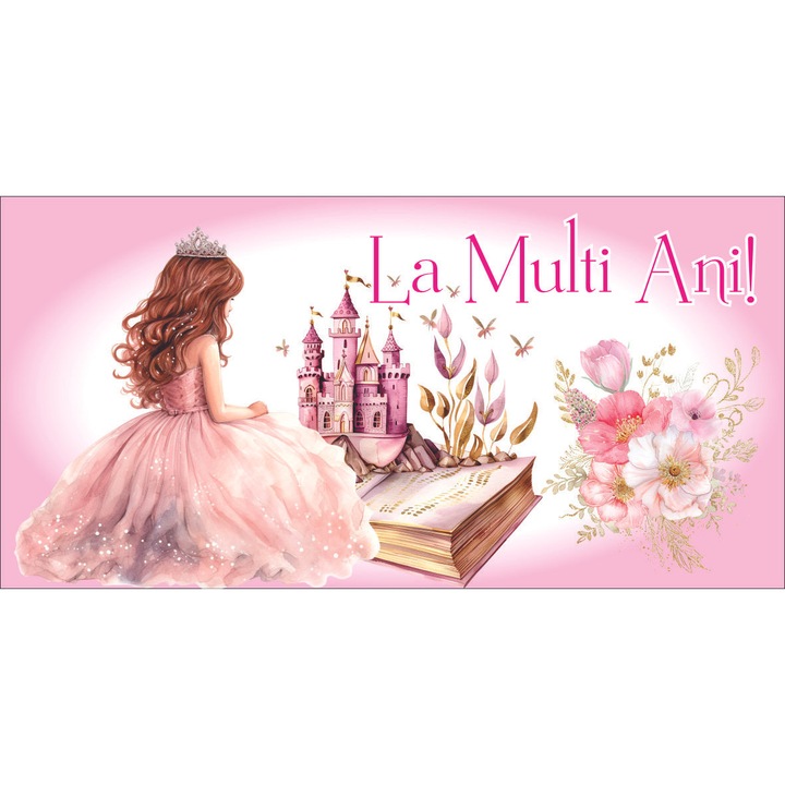 Banner Aniversar, La Multi Ani 100 x 50 cm