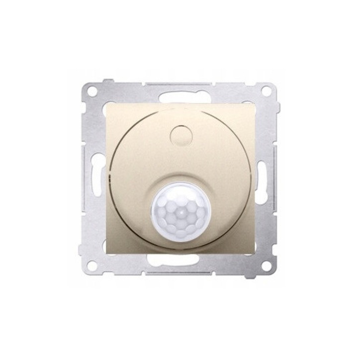 Mozgásérzékelős kapcsoló Simon 54, matt arany, F60 szabvány, moduláris rendszer