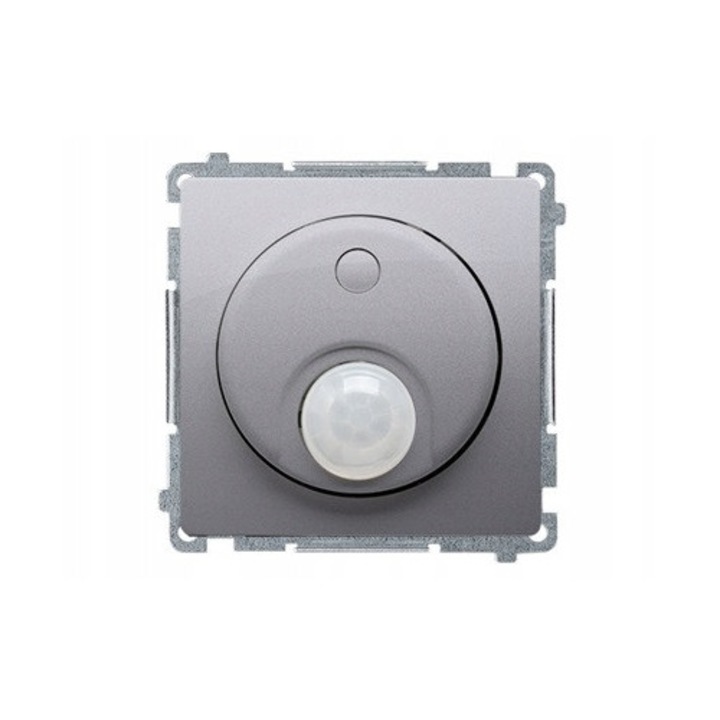 Comutator cu senzor de miscare, Kontakt-Simon, Inox mat, 230V, montaj sub tencuiala