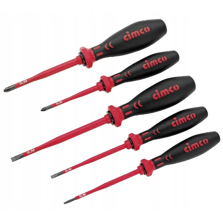 Set surubelnite VDE TORX Slim, Cimco, 6 buc, profesional, ergonomic