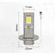 2 db H3 LED Autó Izzó Készlet, BZRSH®, 12V, H3 LED Izzó, 55W, 4500LM, Hideg Fehér Fény 6000K, 16 LED/Izzó, Plug & Play Telepítés, H3 LED Távolsági és Tompított Fény, Alacsony Fogyasztás