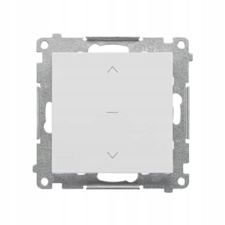 Buton jaluzele, Kontakt-Simon, 10A, gri mat, monostabil, IP20/IP44