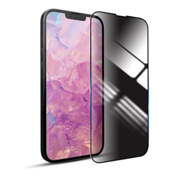 Folie Sticla Securizata Upzz® Compatibila Cu Honor X5c Plus, Privacy AntiSpy, Filtru Confidentialitate 40 Grade