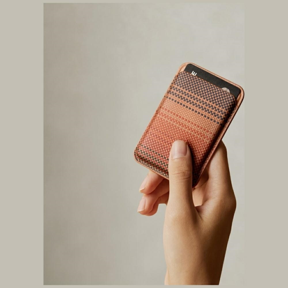 Portofel Pitaka Woven Wallet MagSafe, Sunset
