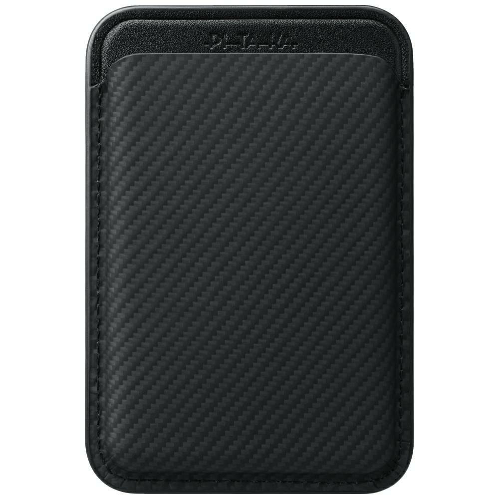 Portofel Pitaka Woven Wallet MagSafe, Negru