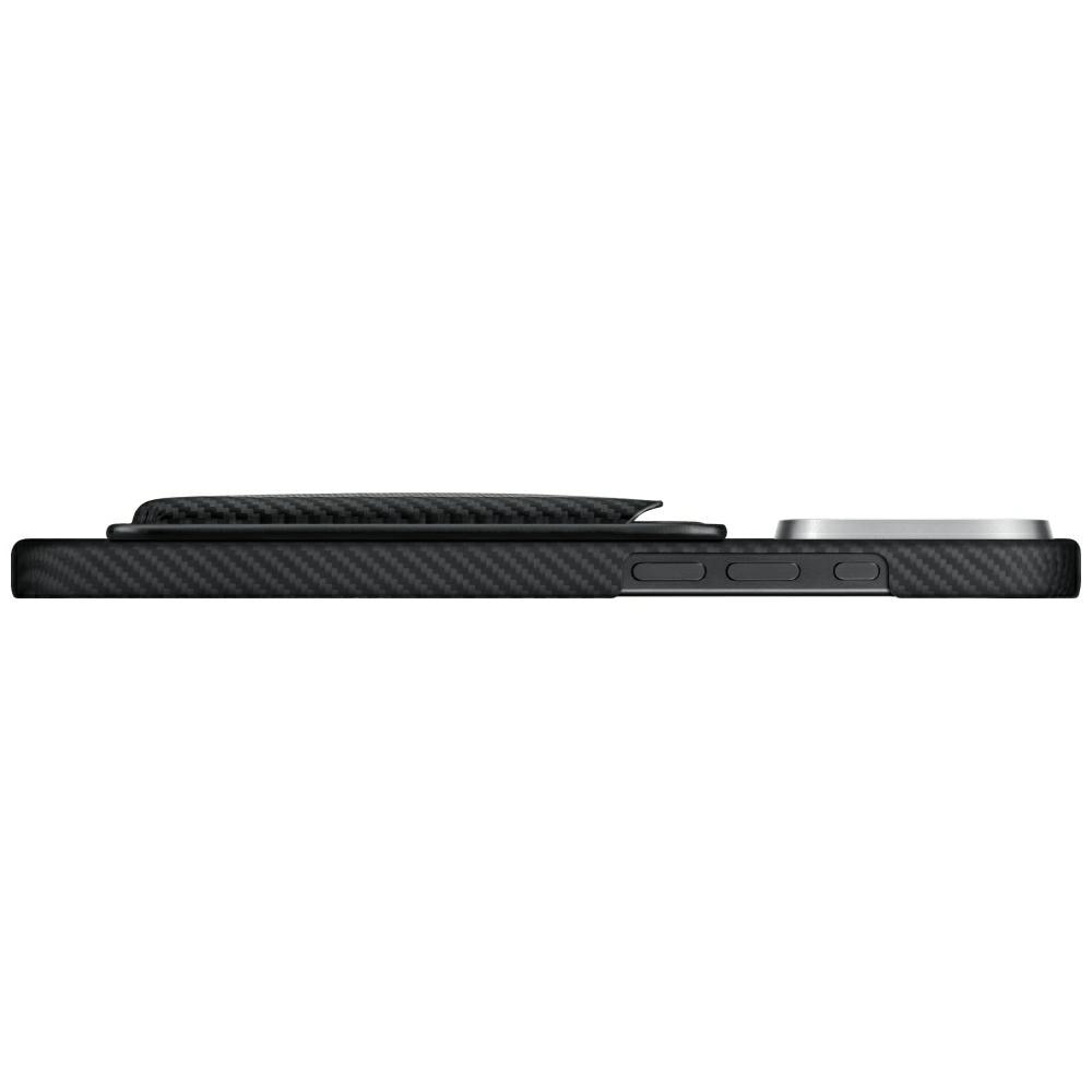 Portofel Pitaka Woven Wallet MagSafe, Negru
