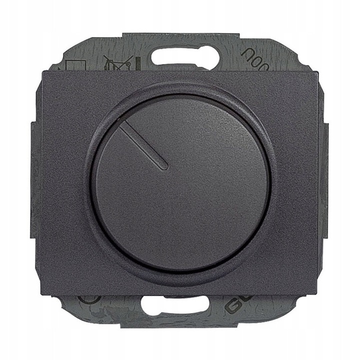 Variátor LED Abex ONYX, 230V, fekete, forgatható típus