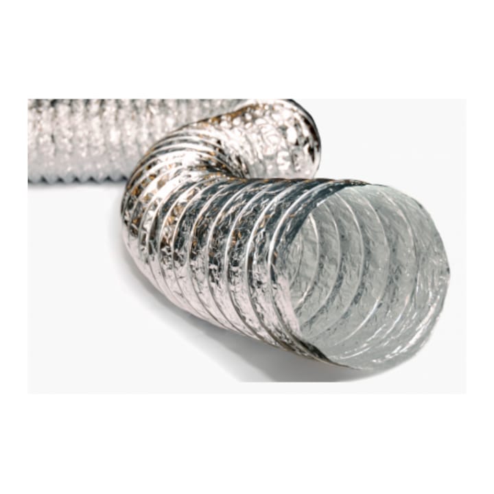 Tub flexibil aluminiu, neizolat, D160mm, 10 ml