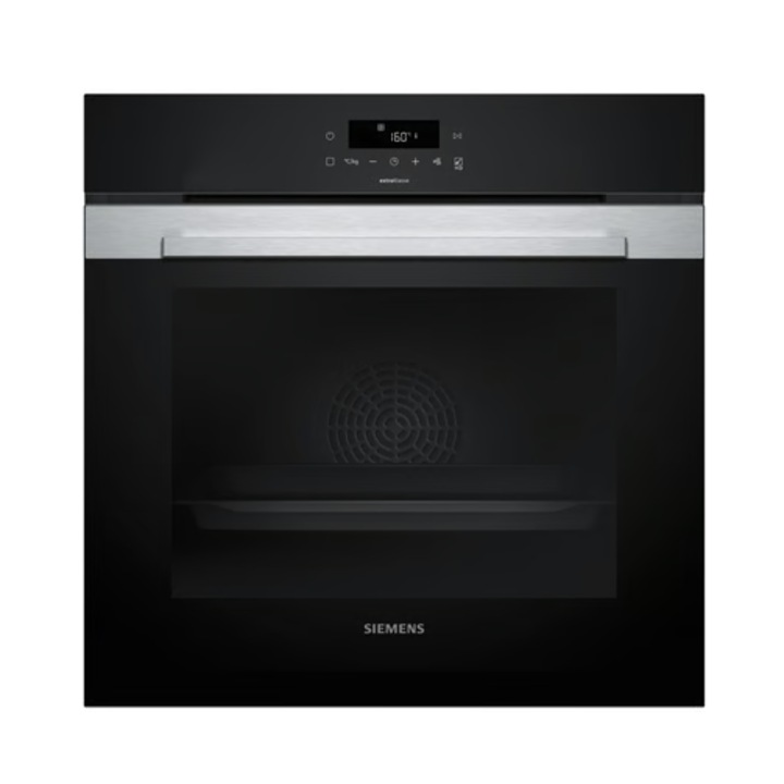 Cuptor incorporabil Siemens HQ372G0S3 iQ300, 8 moduri de incalzire, aer cald 3D, activeClean®, humidClean, cookControl 10 programe, A+