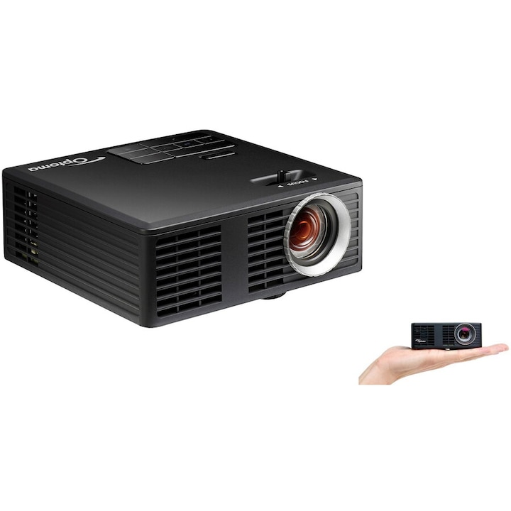 Videoproiector Optoma ML750i, WXGA 1280 x 800, 450 Ansi/700 HK lumeni, contrast 20.000:1, Negru