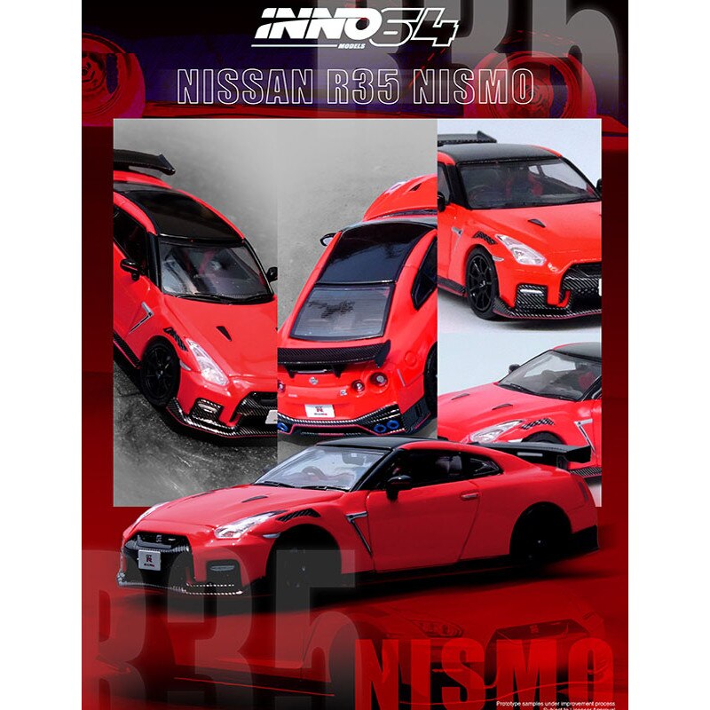 Inno 64 Nissan GT-R (R35) Nismo Red - eMAG.ro
