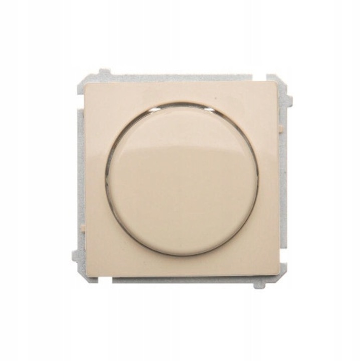 LED fényerőszabályzó forgó Kontakt-Simon, bézs, süllyesztett szerelés, IP-20