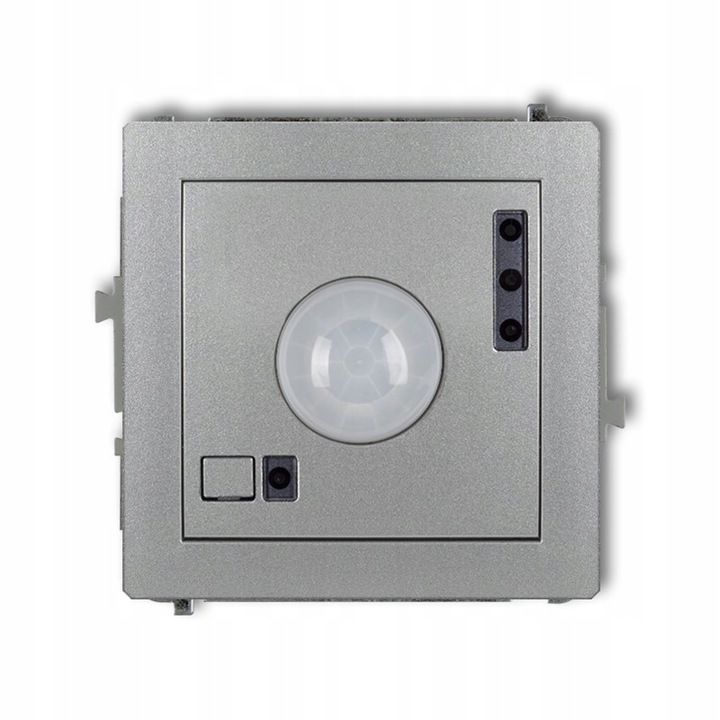 Karlik Deco 7DCR-1 Elektronikus Mozgásérzékelő, 3200W, 136°, Ezüst, Süllyesztett Szerelés