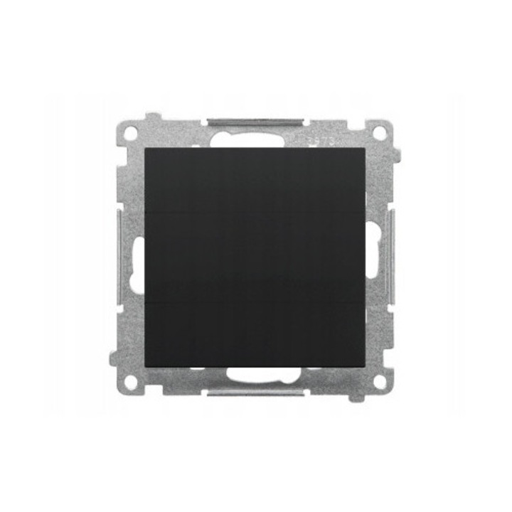 Matt fekete fedél Simon 55 kerethez, 10AX, 250V, IP20