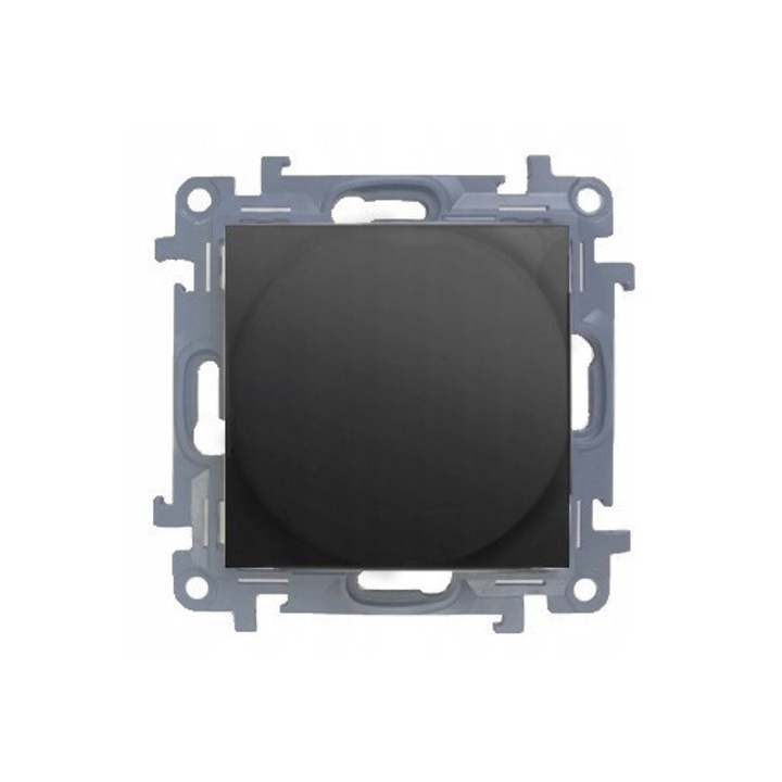 LED fényerőszabályzó, Kontakt-Simon, Simon 10, forgatható, matt fekete, 250W