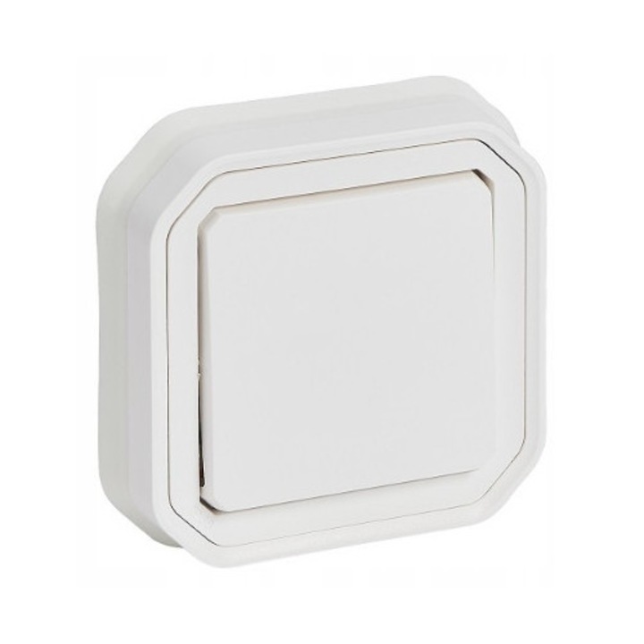 Comutator Legrand Plexo IP55, alb, montaj subteran, protecție IK08