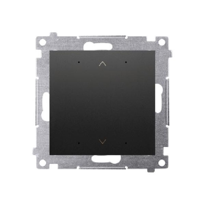 WiFi vezérlő redőnyökhöz, Kontakt-Simon, Simon 54, matt fekete kivitel, falba süllyesztett, IP20