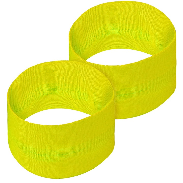 Protectie pentru incheieturi, WIDMANN, neon, galbene, set 2 bucati, dimensiune universala