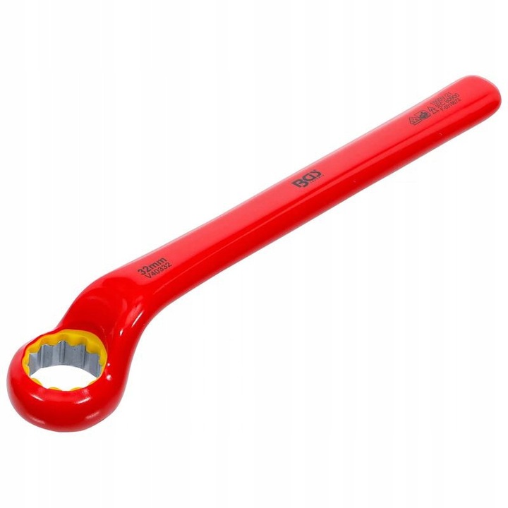 Cheie tubulara VDE 32mm, curbata, izolata 1000V, BGS
