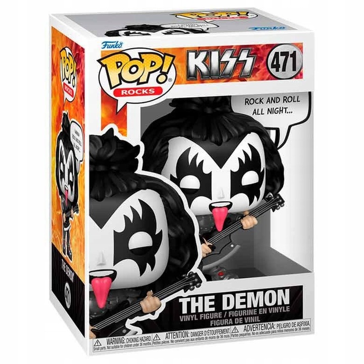 Фигурка Funko POP Kiss 471 The Demon - Колекция Рок