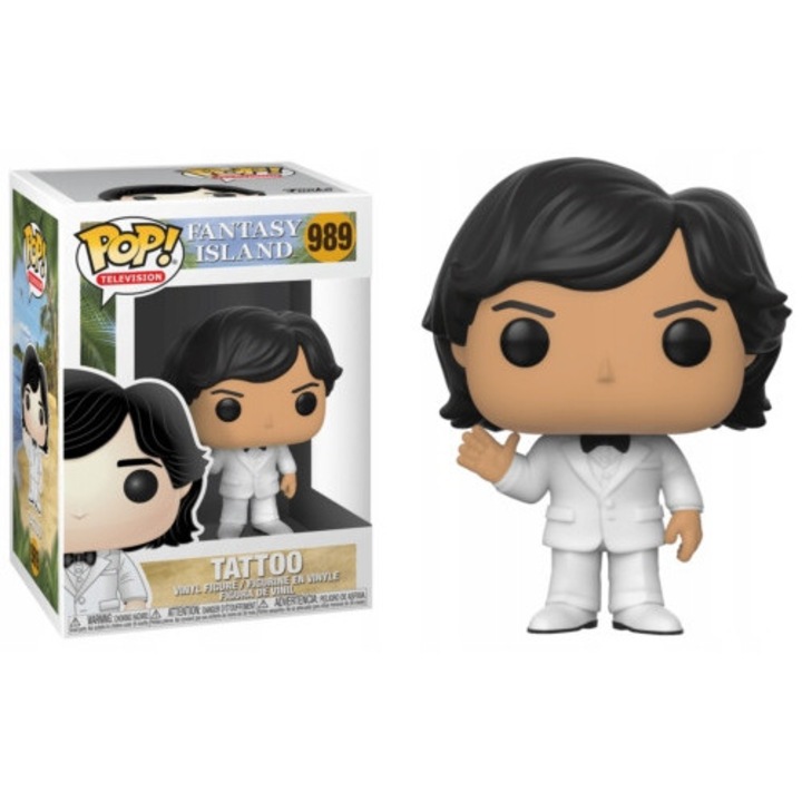 Figurina Funko POP! Fantasy Island Tattoo 989, Vinil, 10cm