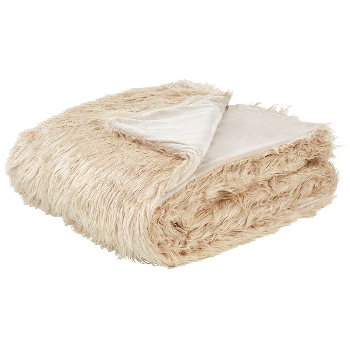 Patura de pat Delice 200 x 220 cm Maro deschis