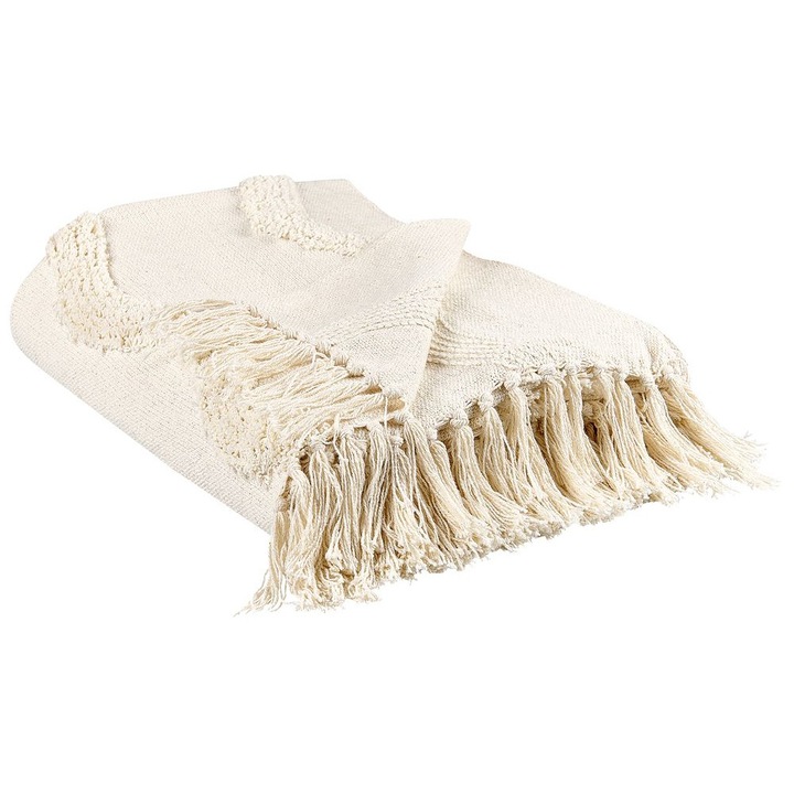 Patura Khari Bumbac 125 x 150 cm Bej deschis