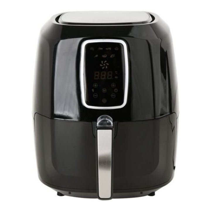 Friteuza fara ulei LUND, 5,2L, 1800W, panou LED, accesorii incluse