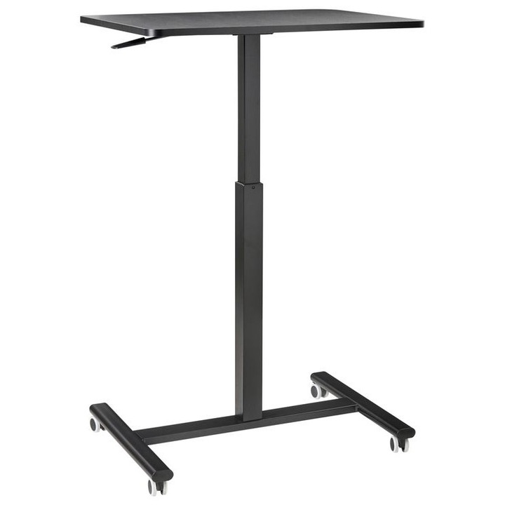 Suport reglabil manual pentru laptop Academia Negru 65 cm 48 cm